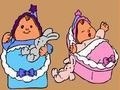 Játék Online coloring baby twins
