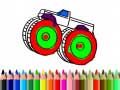 Játék Back To School: Monster Truck Coloring