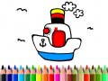 Játék Back to School: Boat Coloring
