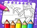 Játék Minecraft Coloring Book