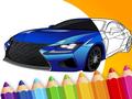 Játék Japanese Luxury Cars Coloring Book 