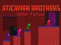 Játék Stickman Brothers Nether Parkour