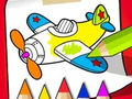 Játék Coloring Book: Cute Plane
