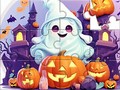 Játék Jigsaw Puzzle: Halloween Cute Ghost