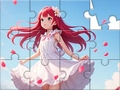 Játék Jigsaw Puzzle: White Dress Girl