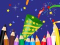 Játék Coloring Book: Happy New Year