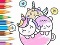 Játék Coloring Book: A Cup Of Unicorn
