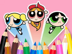 Játék Coloring Book: The Powerpuff Girls
