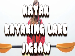Játék Kayak Kayaking Lake Jigsaw