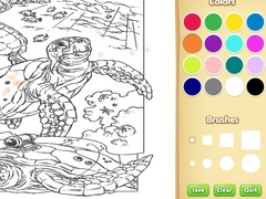 Játék Sea Animal Coloring Book