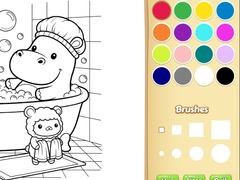 Játék Cozy Friends Coloring Book for Kids