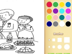 Játék Wedding Coloring Book for Kids