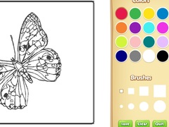 Játék Butterflies Coloring Book for Kids