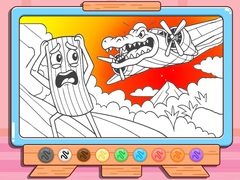 Játék Coloring Book: Bombardino Crocodilo