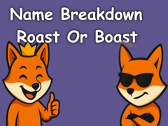Játék Name Breakdown Roast Or Boast