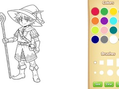 Játék Elf Coloring Book