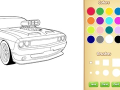 Játék Car Coloring Book