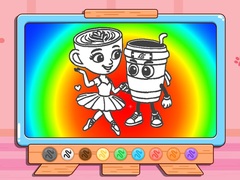 Játék Coloring Book: Cappuccina Assassino Love Story