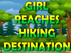 Játék Girl Reaches Hiking Destination