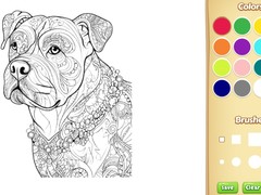 Játék Dog Coloring Book for Adults
