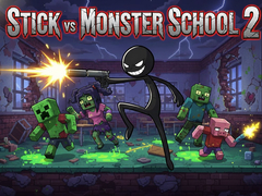 Játék Stick vs Monster School 2