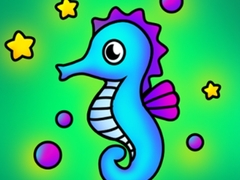 Játék Seahorse Coloring