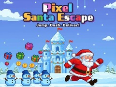 Játék Pixel Santa Escape