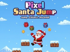 Játék Pixel Santa Jump