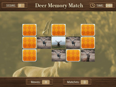 Játék Deer Memory Match