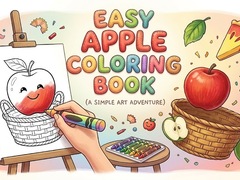 Játék Easy Apple Coloring Book