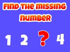 Játék Find the Missing Number